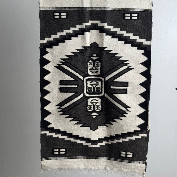 Vintage Wool Rug Tapestry - Picture 2 of 5